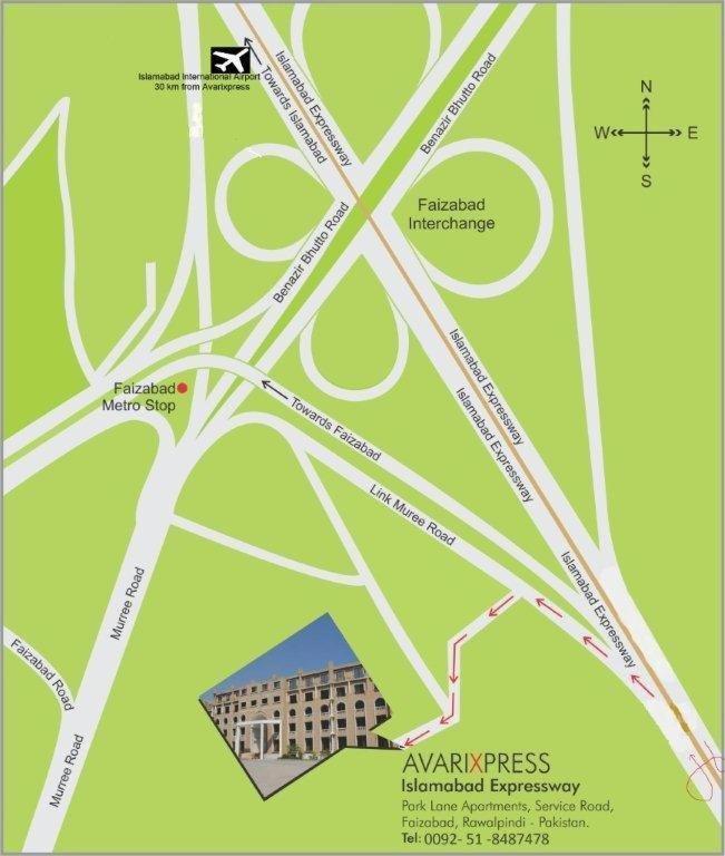 Avari Xpress, Islamabad Rawalpindi Extérieur photo